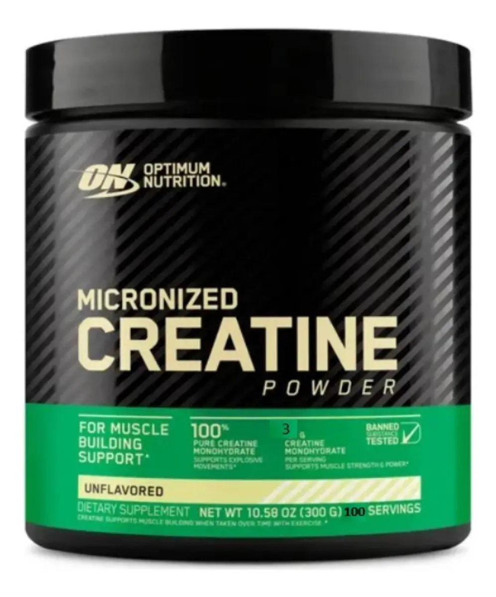 Creatina Micronizada Optimum Nutrition 300 g — sem sabor — foto do anúncio
