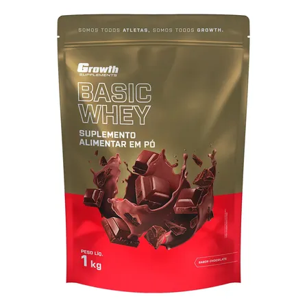 Growth Basic Whey 1 kg · chocolate — foto do produto do catálogo KRAFTA.LAB
